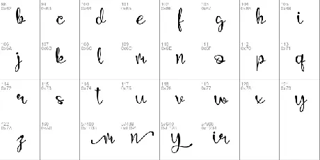 Meirylin - Personal Use font