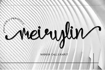 Meirylin - Personal Use font