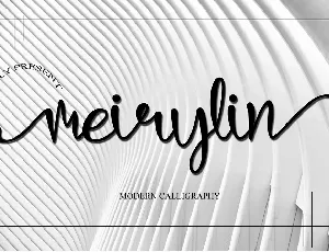 Meirylin - Personal Use font