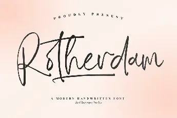 Rotherdam font