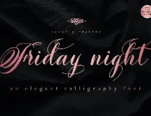 Friday Night font