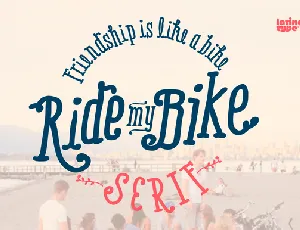 Ride My Bike Serif Pro Family font