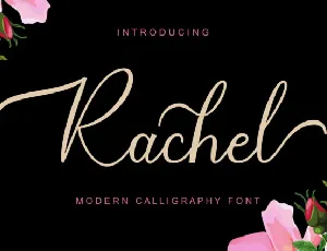 Rachel Script font