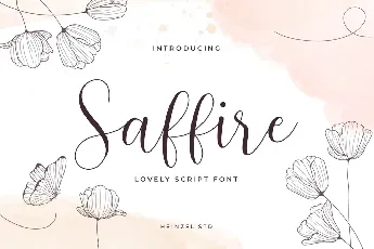 Saffire Calligraphy Script font