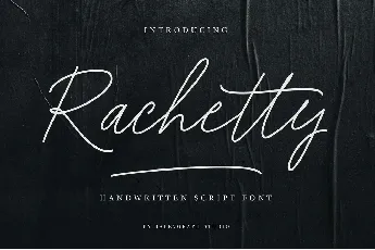 Rachetty font