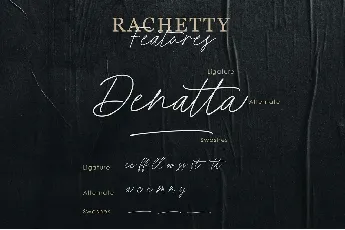 Rachetty font