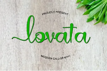 Lovata font