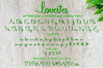 Lovata font