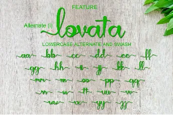 Lovata font