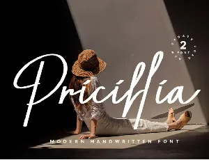 Pricillia font