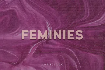 Feminies font