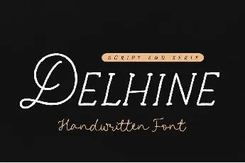 Delhine font