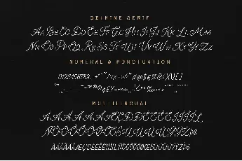 Delhine font