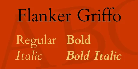 Flanker Griffo font