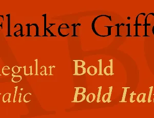 Flanker Griffo font