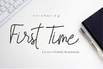 Fisrt Time font