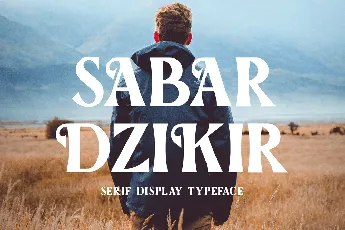 Sabar Dzikir font