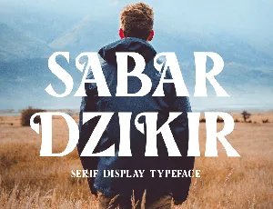 Sabar Dzikir font