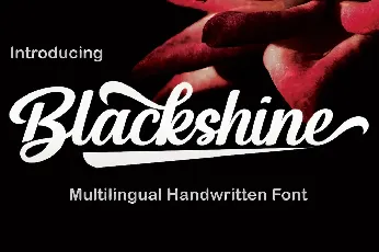 Blackhine font