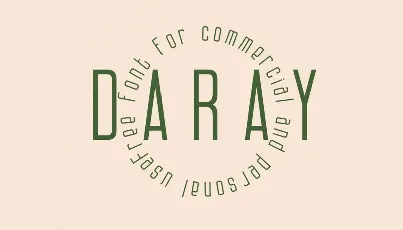 Daray font