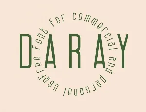 Daray font