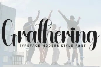 Grathering Script font