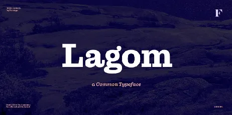 Lagom font