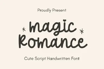 Magic Romance Script font