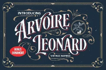 Arvoire Leonard font