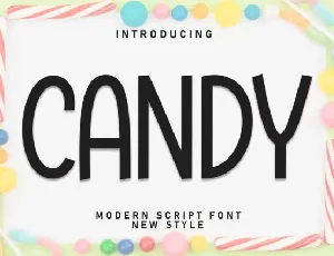 Candy Display font