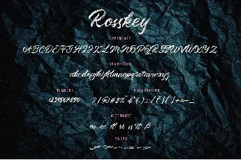 Rosskey Brush Script font