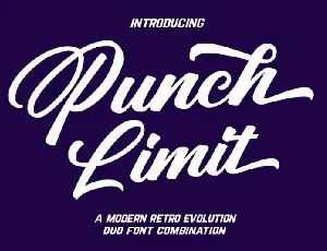 Punch Limit font