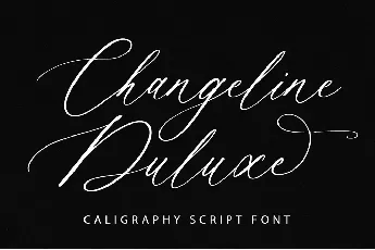 Changeline Duluxe font