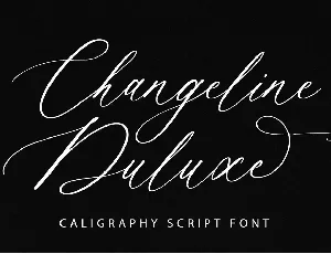 Changeline Duluxe font