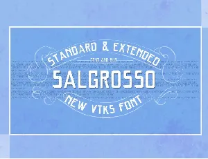 VTKS SAL GROSSO font