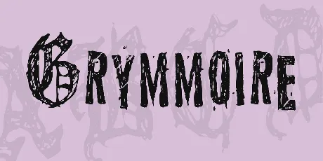 Grymmoire font