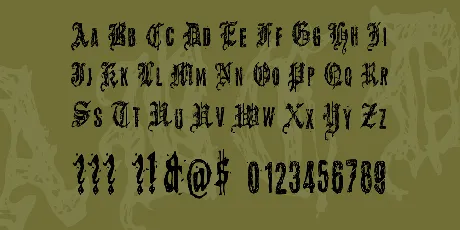 Grymmoire font