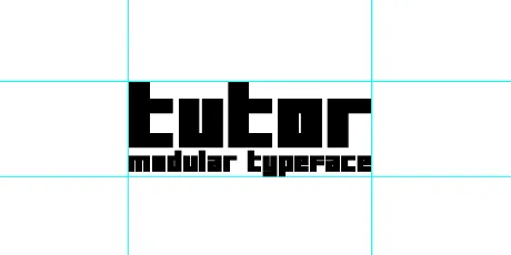 Tutor font