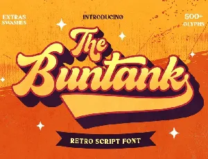 The Buntank font