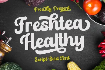 Freshtea Healthy font