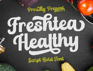 Freshtea Healthy font