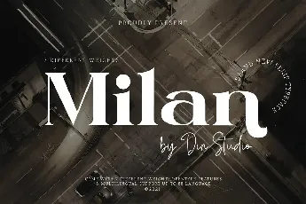 Milan font