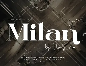 Milan font