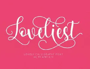 Loveliest Calligraphy font