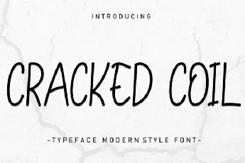 Cracked Soil Display font