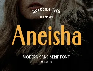 Aneisha font