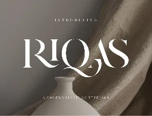 Riqas font