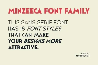 Minzeeca font