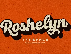 Roshelyn Bold Script font