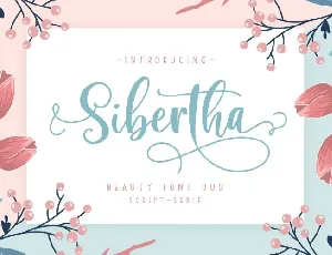 Sibertha Calligraphy font